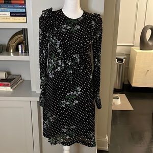 Ganni long sleeve dress